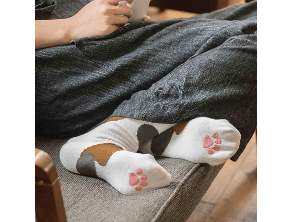 New Kitty Transformation socks from Japan will help keep your feet cute and cats safe