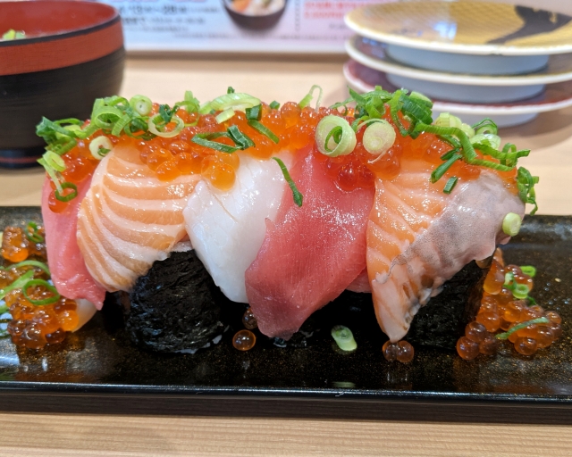 Choshimaru offers a limited-time Explodingly Big Sushi Roll, or basically sushi in sushi armor